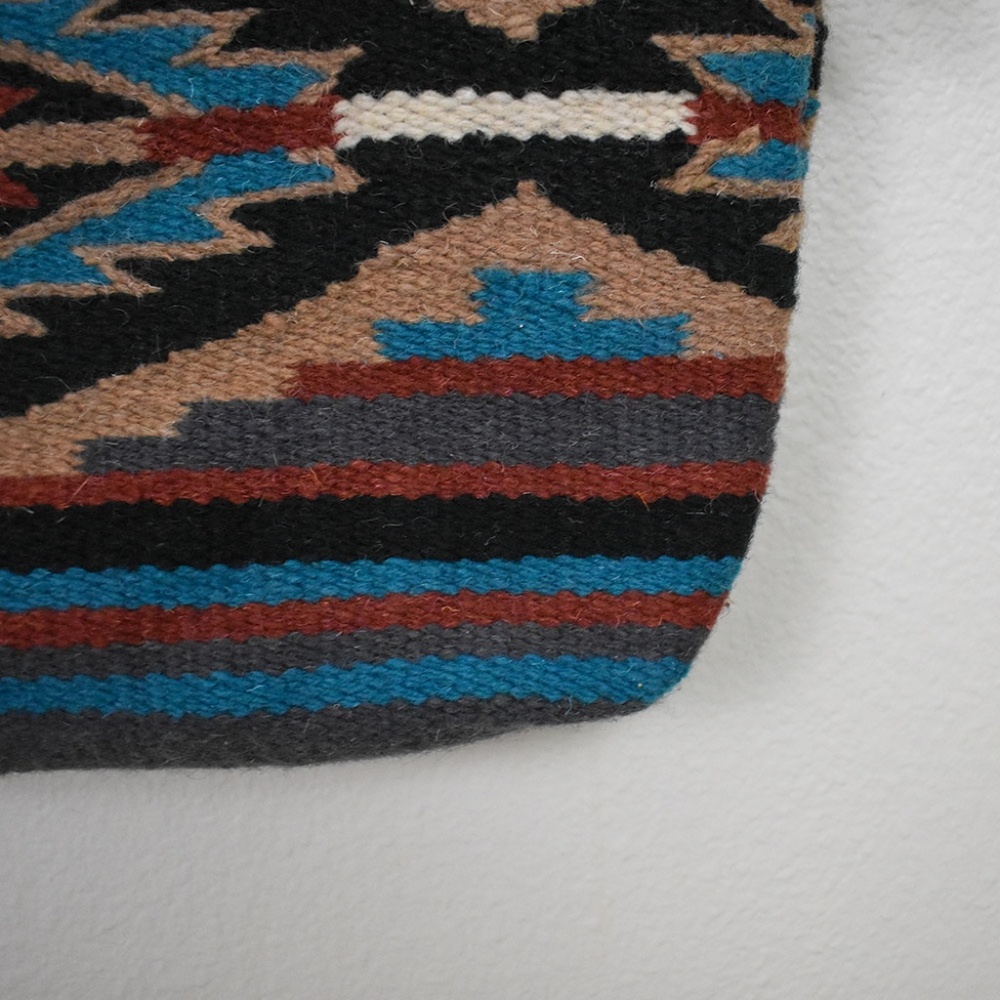Southwest Boho Bag - Handwoven Wool Malibu Purse - Picture 7 of 8